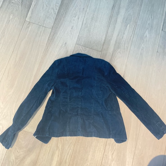 Dark Blue Velvet Juicy Couture Jacket - Picture 2 of 6